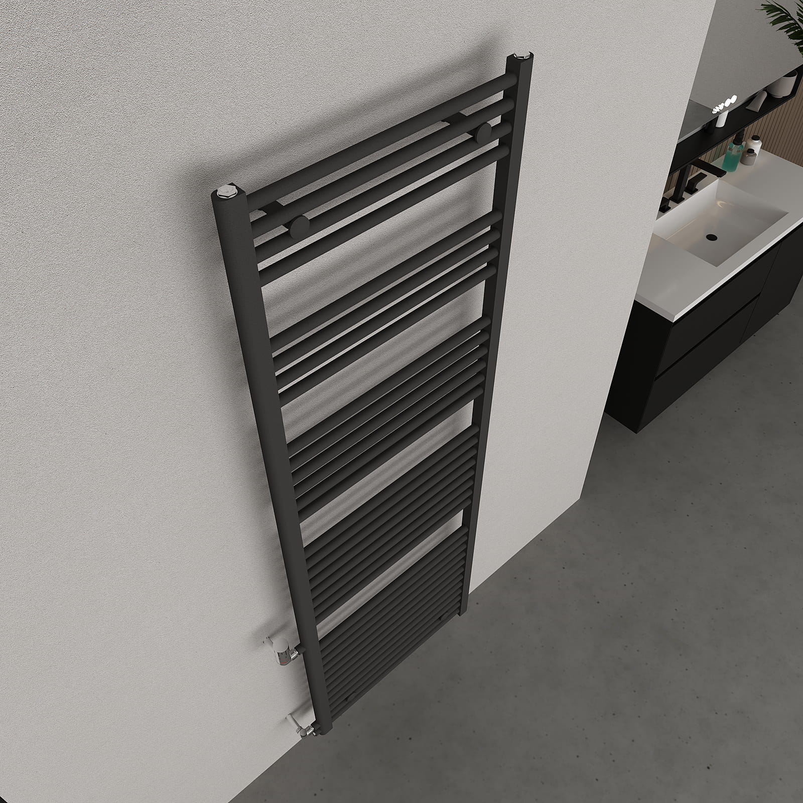 Austausch Badheizkörper Renovierungsheizkörper Seitenanschluss ARCO- 900/940 - 500/540 mm