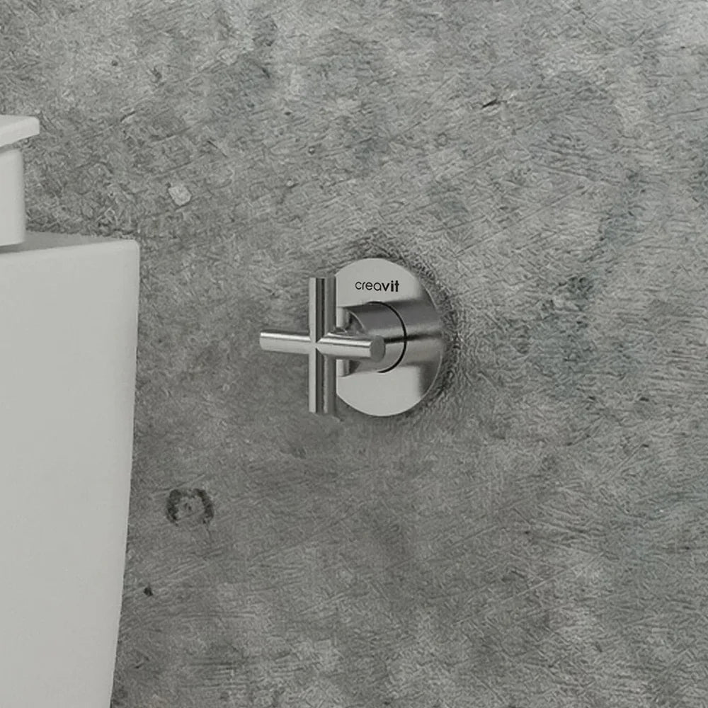 CREAVIT Bidet - Chrom - Kreuz Unterputzventil