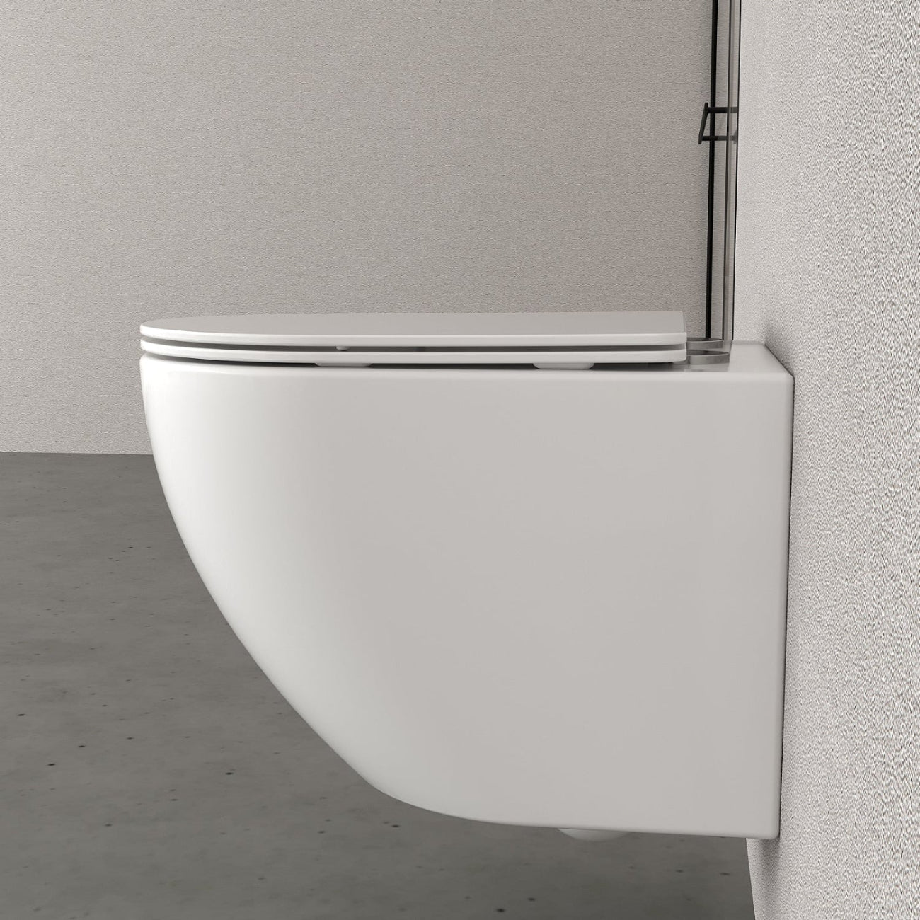 Lavinno Hänge-WC Tornado Rimless weiß glänzend